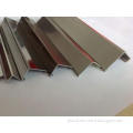 ABS Customised Plastic Extrusion Profiles L shape for decor